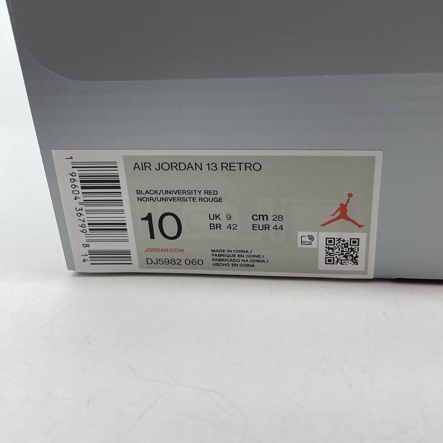 Size 10 - Air Jordan 13 Retro Black Flint Grey Suede Leather (DJ5982-060)