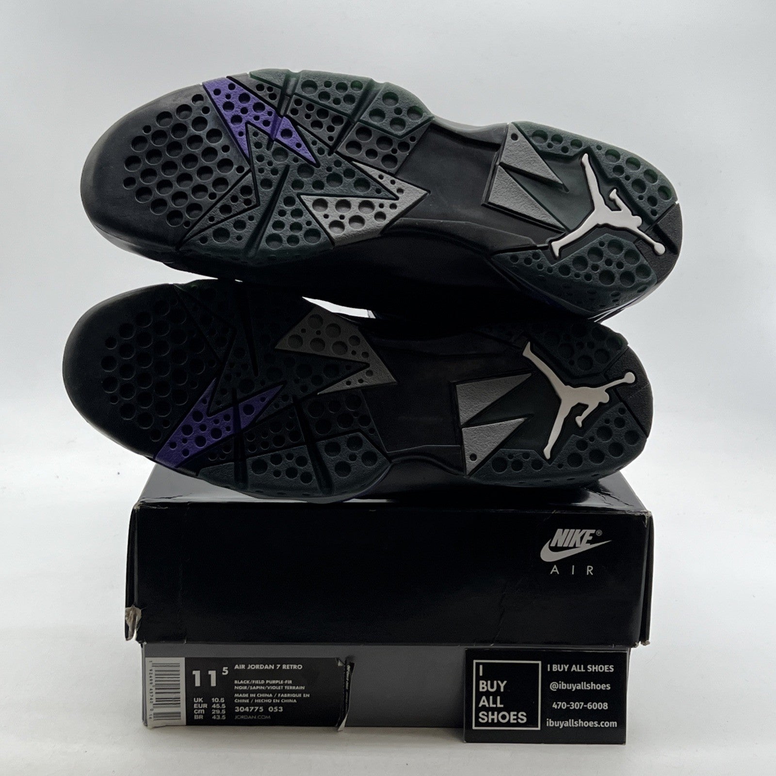 Size 11.5 - Air Jordan 7 Retro PE Ray Allen (304775-053)