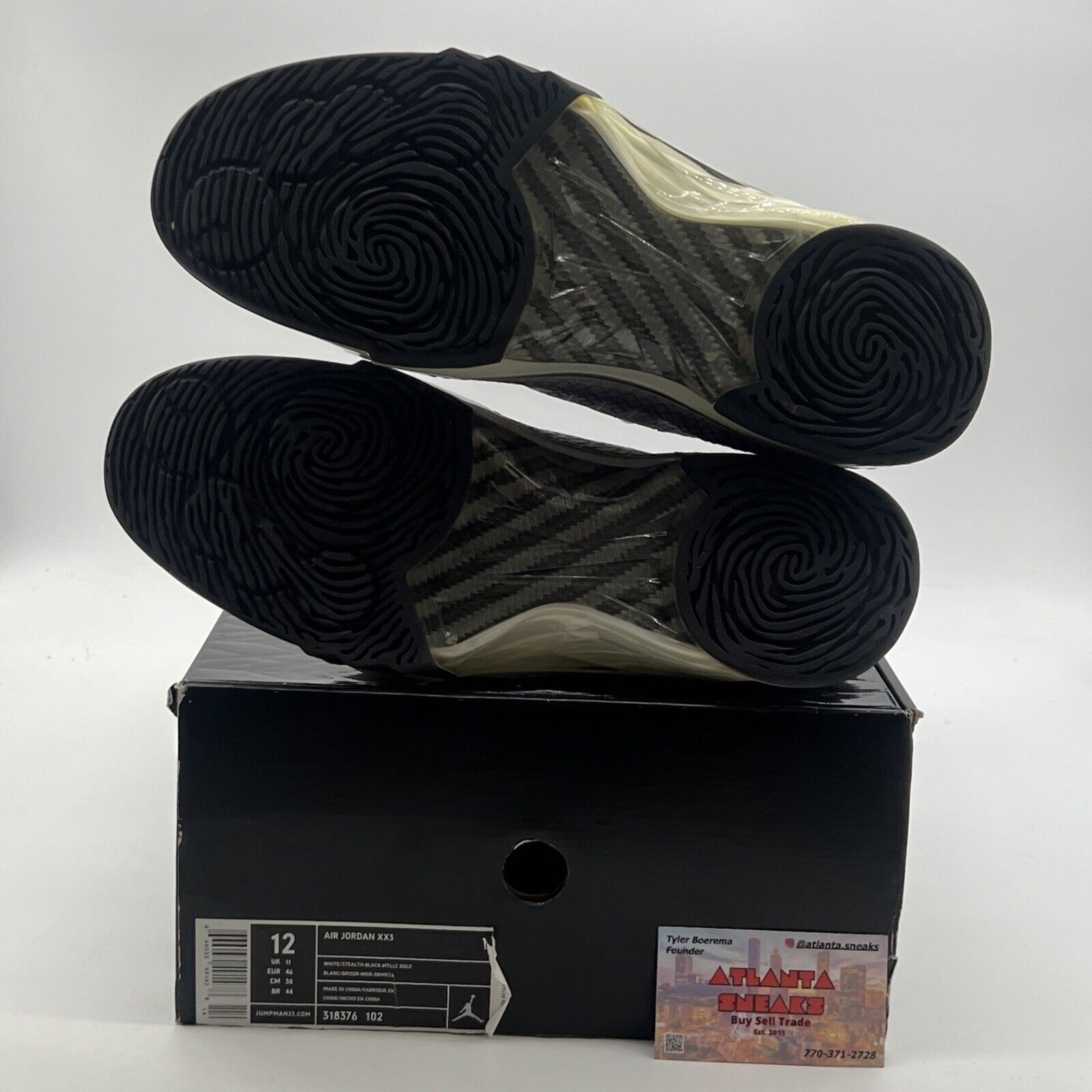 Size 12 - Air Jordan 23 OG White Stealth (318376-102)