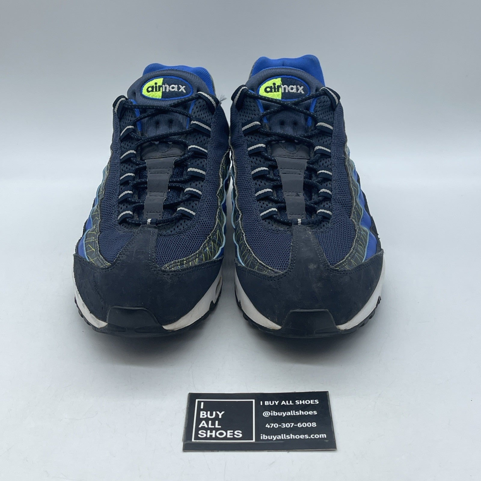Size 12 - Nike Air Max 95 Premium Dark Obsidian (538416-443)