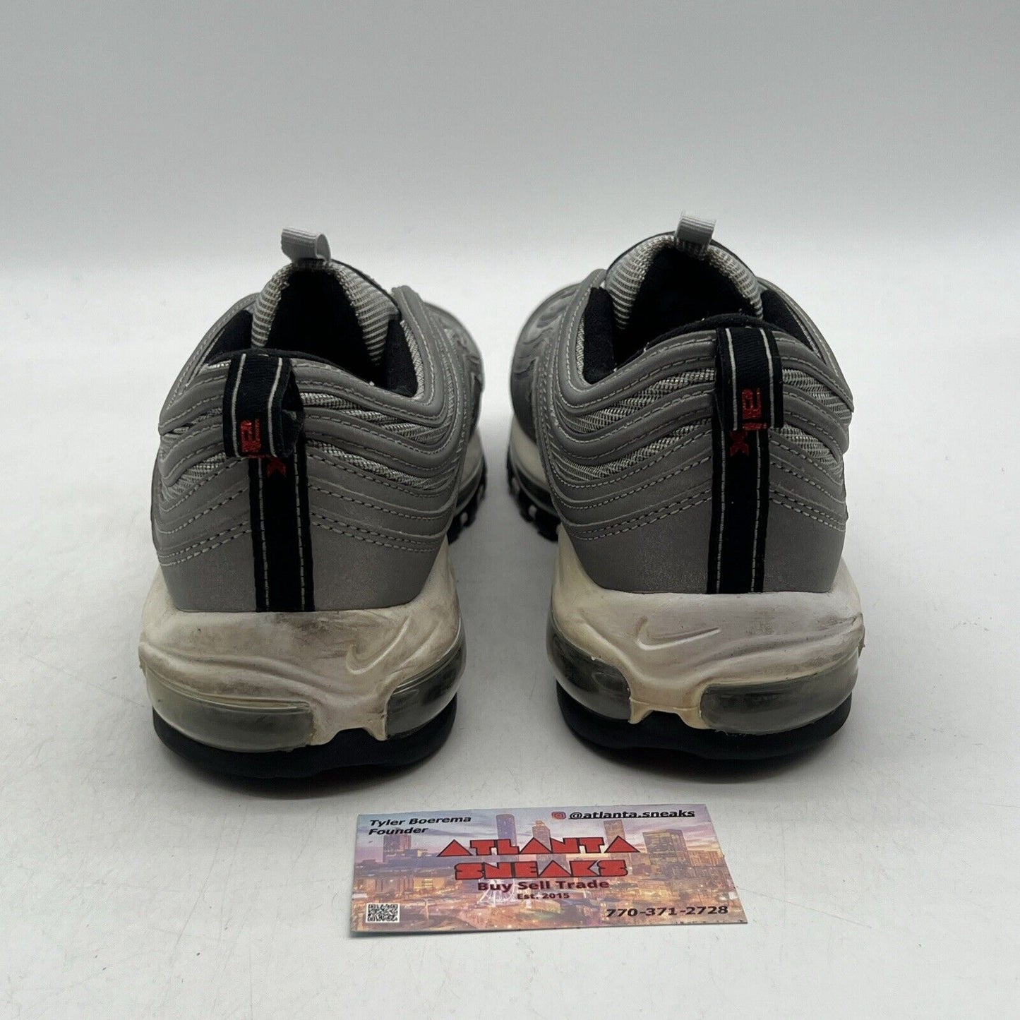 Size 12 - Nike Air Max 97 Reflect Silver Black White (312834-007)