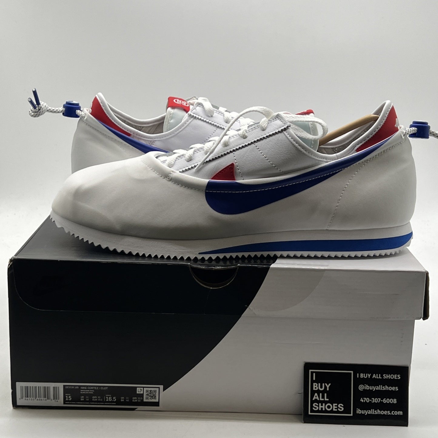 Size 15 - Nike CLOT x Cortez Forrest Gump (DZ3239-100)