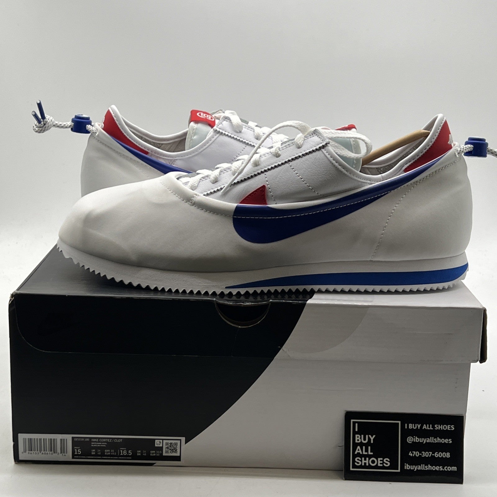 Size 15 - Nike CLOT x Cortez Forrest Gump (DZ3239-100)