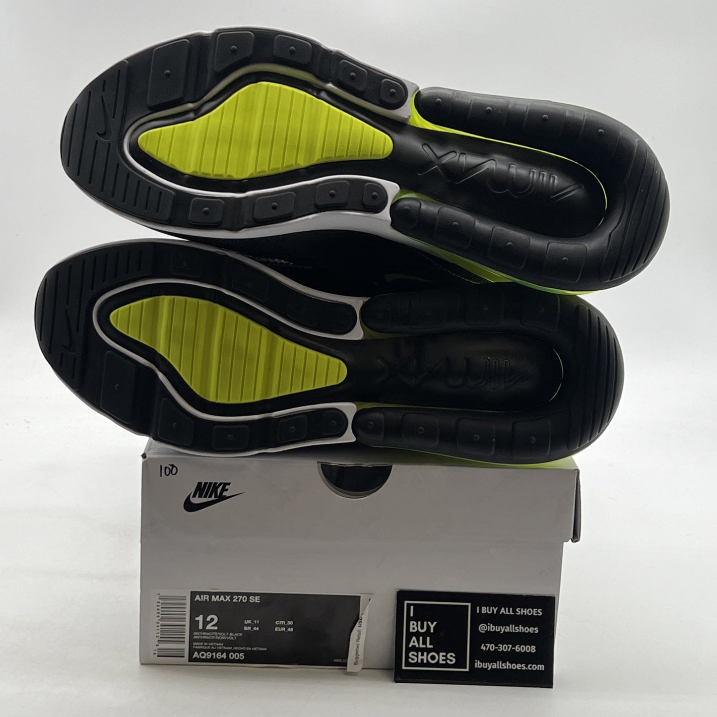 Size 12 - Nike Air Max 270 Neon Collection (AQ9164-005)