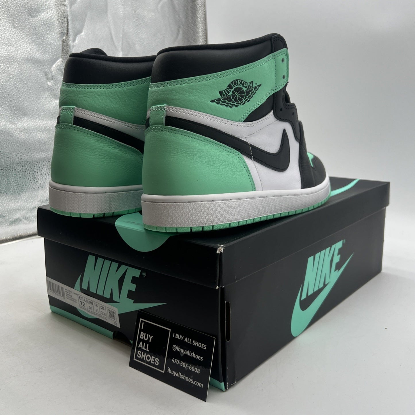 Size 12 - Air Jordan 1 Retro OG High Green Glow (DZ5485-130)