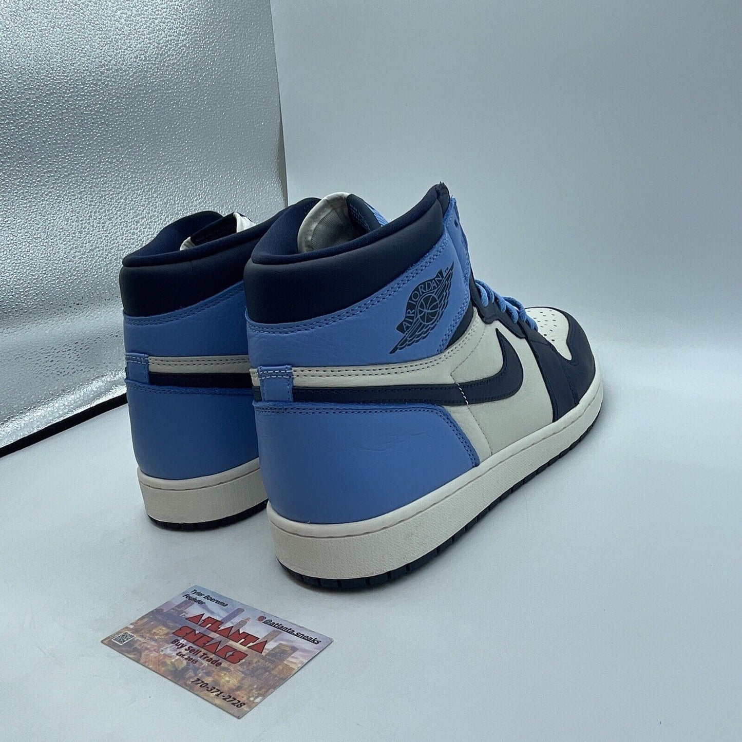 Size 13 - Jordan 1 Retro OG High Obsidian UNC 2019 Blue White (555088-140)