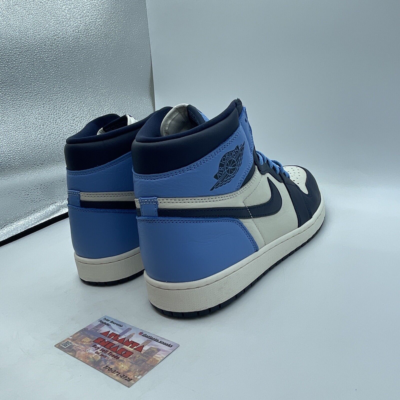 Size 13 - Jordan 1 Retro OG High Obsidian UNC 2019 Blue White (555088-140)