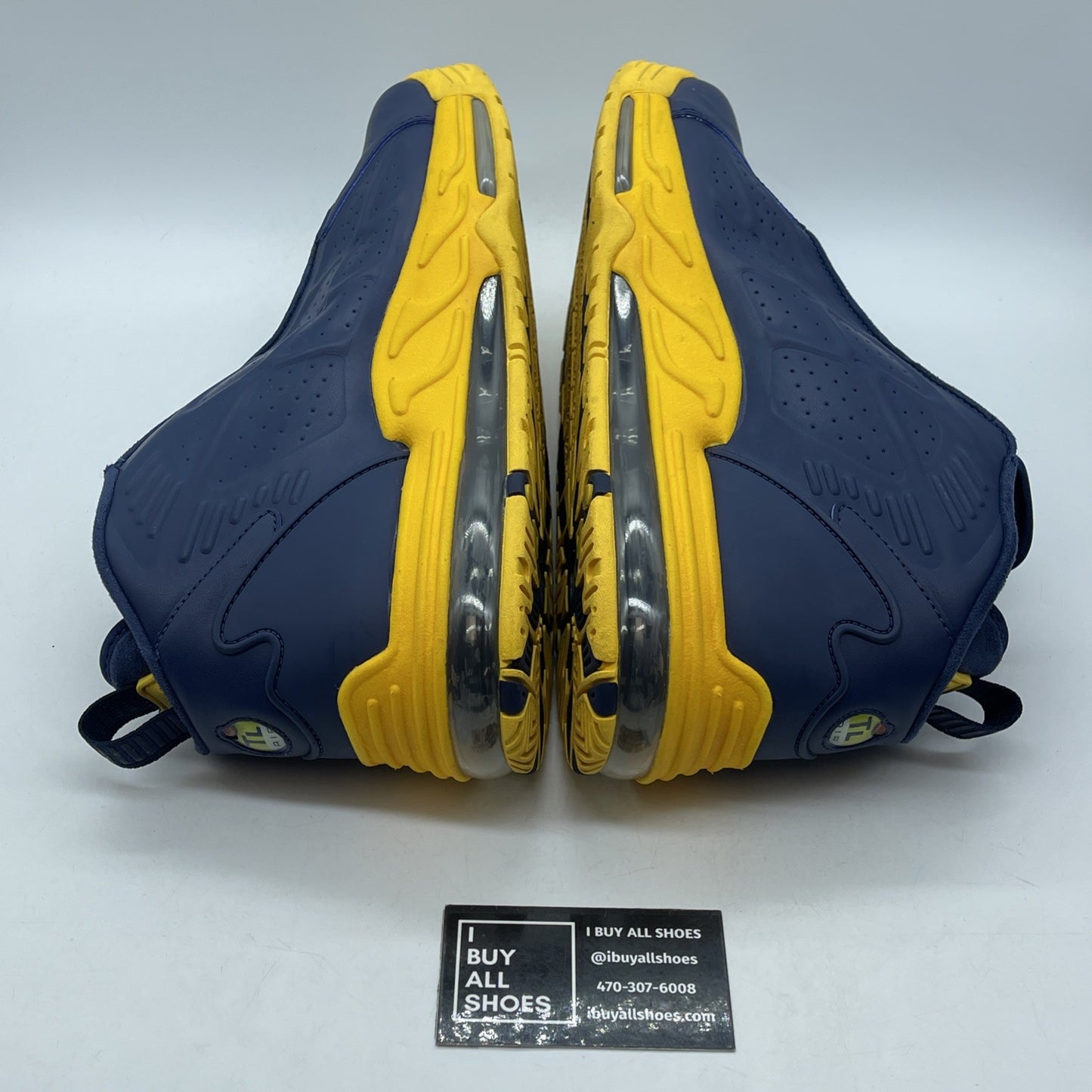 Size 13 - Nike Air Max Pillar Blue Yellow Suede Leather (525226-400)