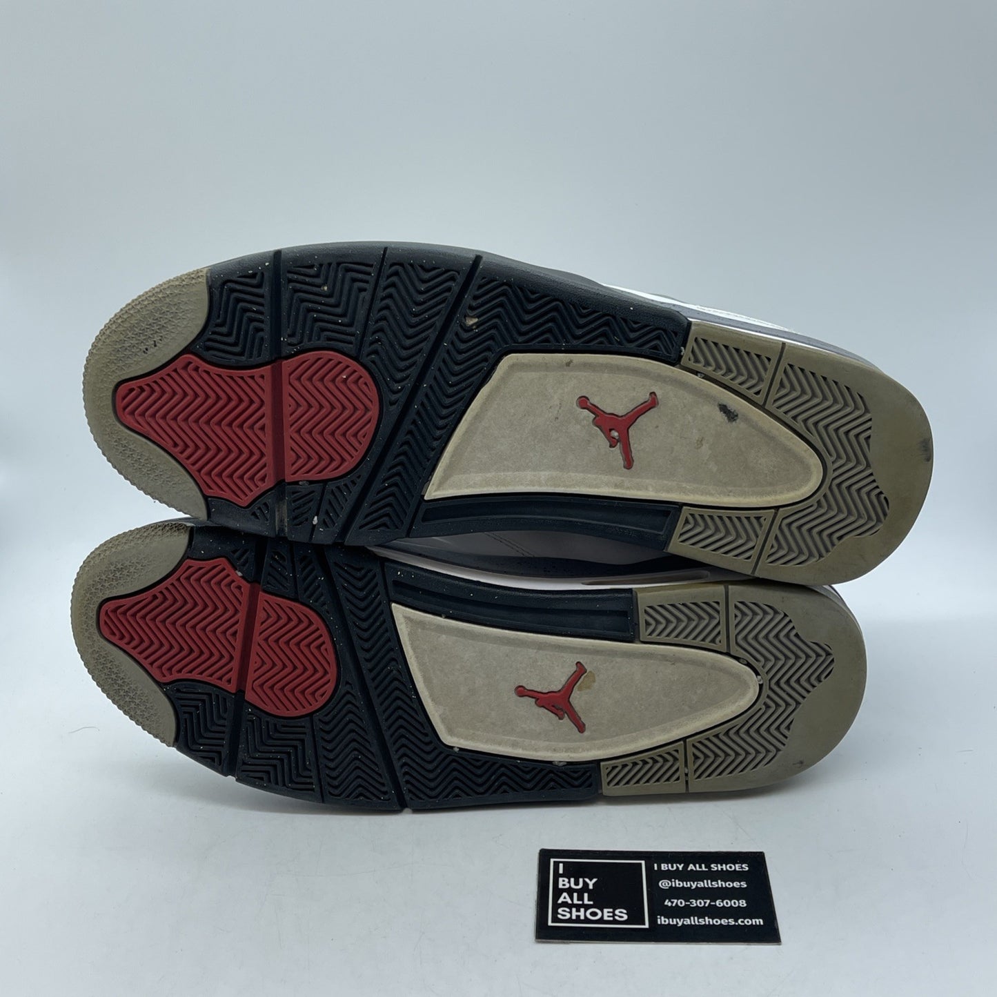 Size 14 - Jordan 4 Retro Cement 2012 White Grey Leather (308497-103)