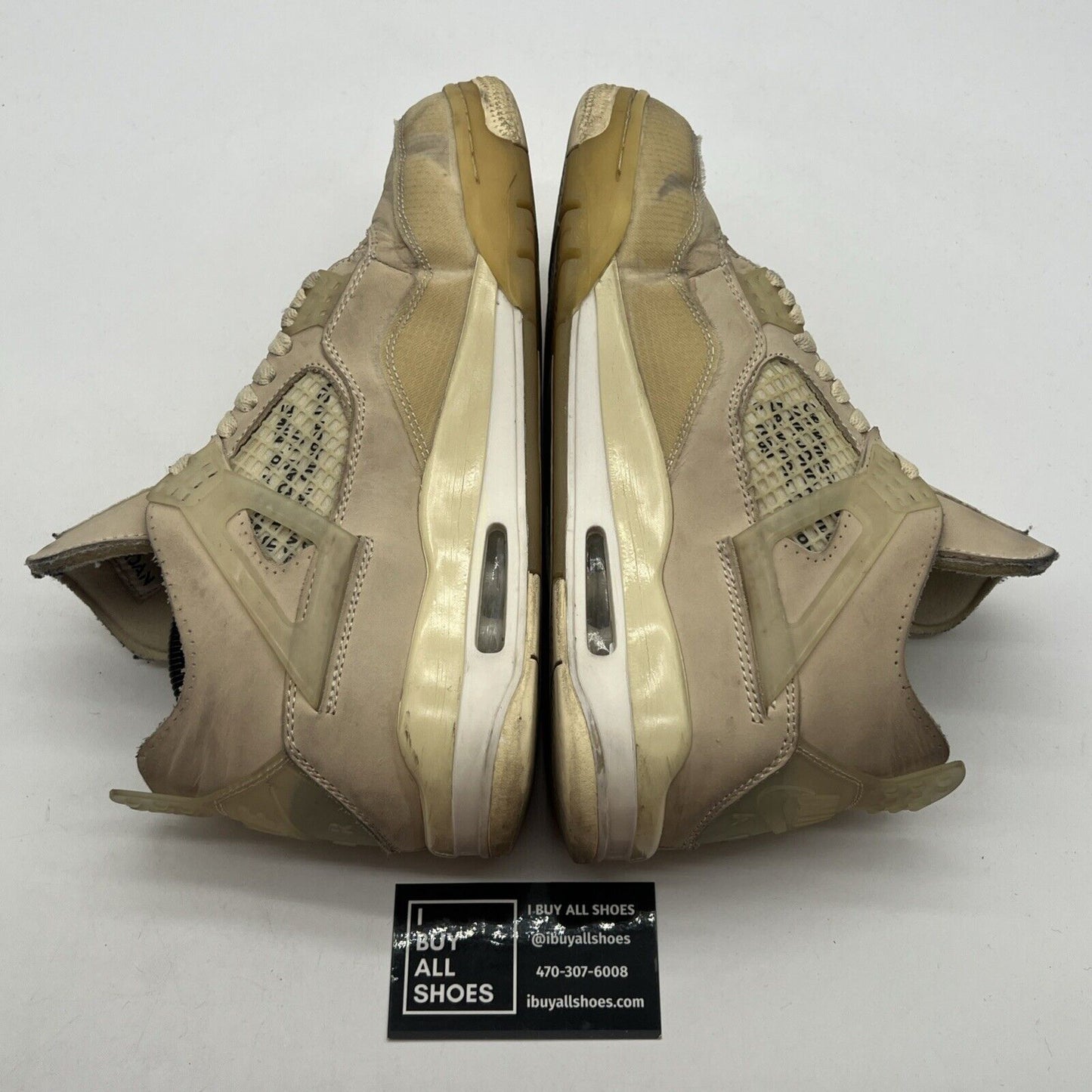 Size 10 - Air Jordan 4 SP x Off-White Mid Sail W (CV9388-100)