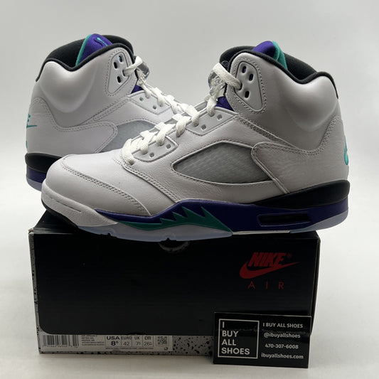 Size 8.5 - Air Jordan 5 Retro 2025 Grape (HQ7978-100)