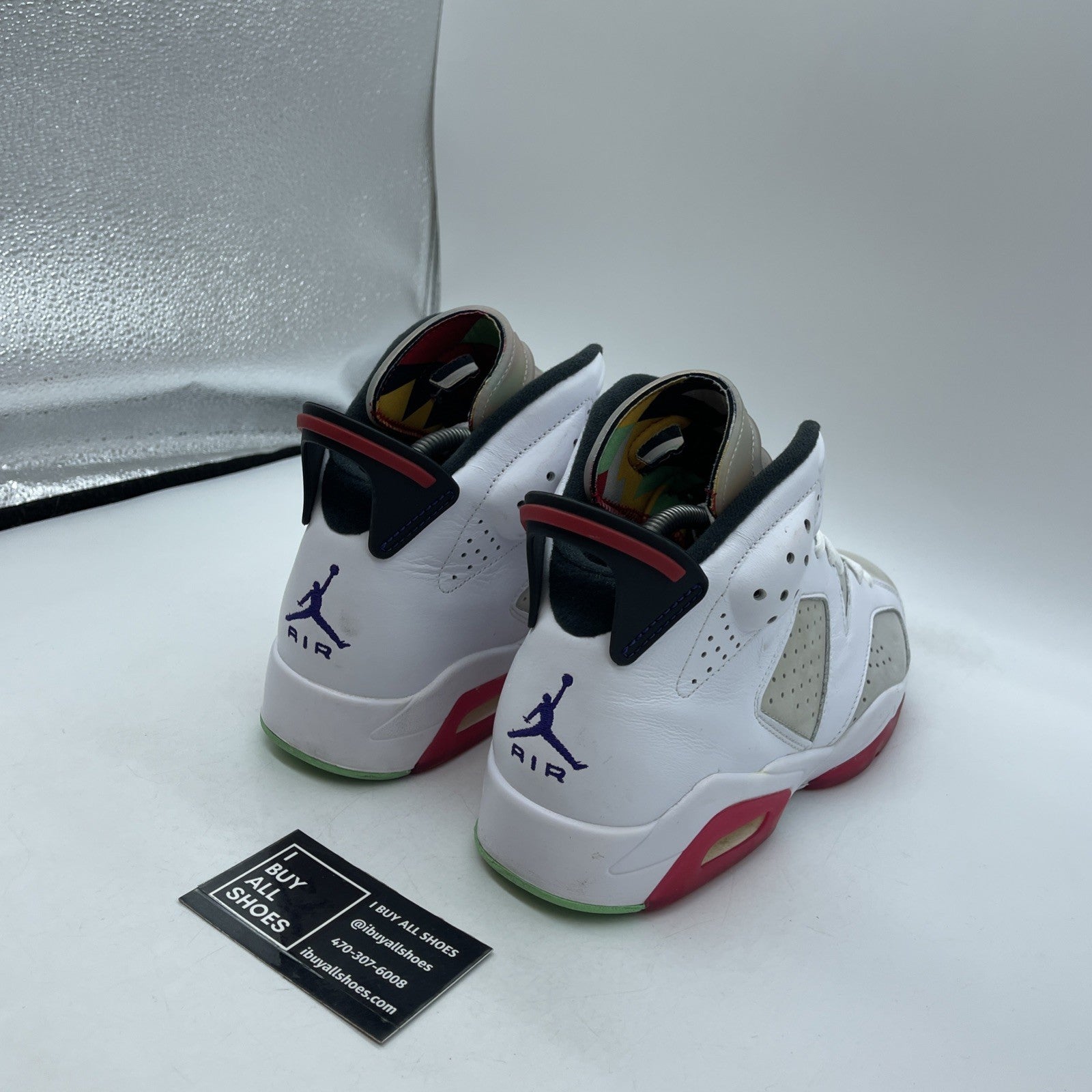 Size 9 - Air Jordan 6 Retro Hare Grey White Purple Leather (CT8529-062)