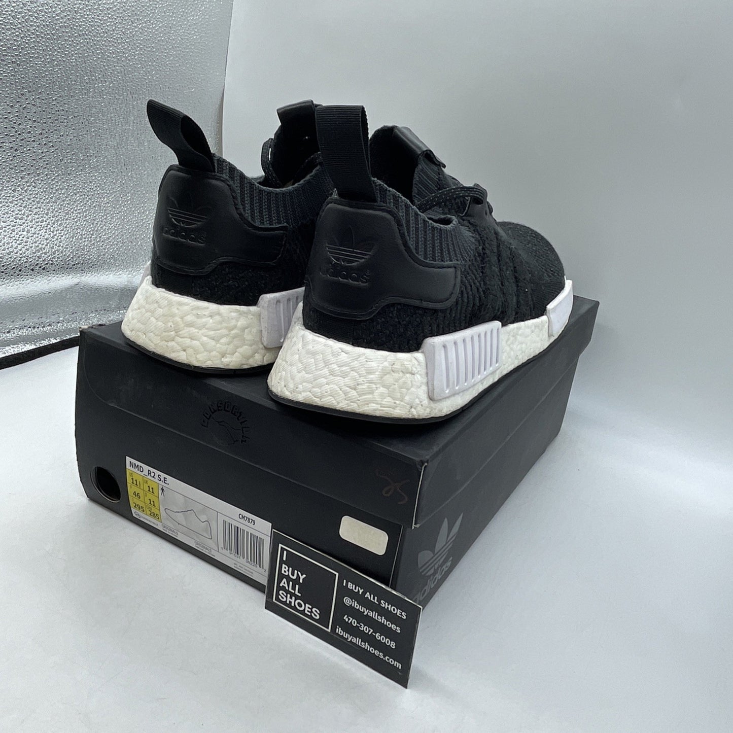 Size 11.5 - A Ma Maniere x Invincible x adidas NMD_R1 Primeknit Core Black