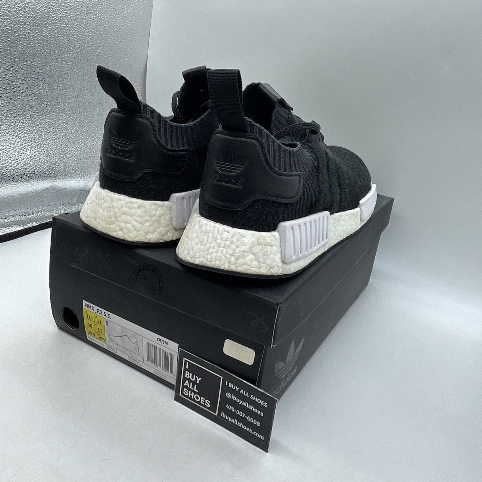 Size 11.5 - A Ma Maniere x Invincible x adidas NMD_R1 Primeknit Core Black