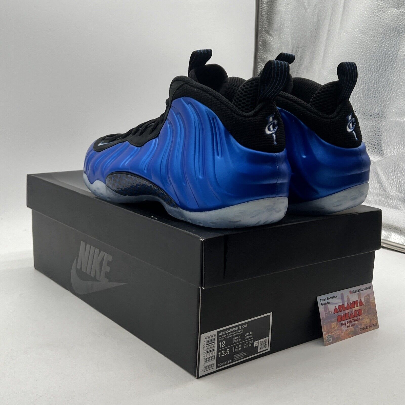 Size 12 - Nike Air Foamposite One 2024 Royal (FQ8181-511)