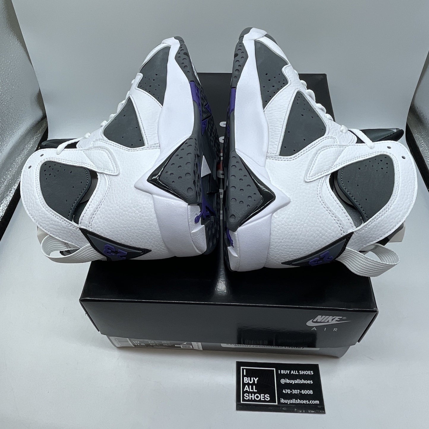 Size 10 - Air Jordan 7 Retro Flint Grey White Suede Leather (CU9307-100)