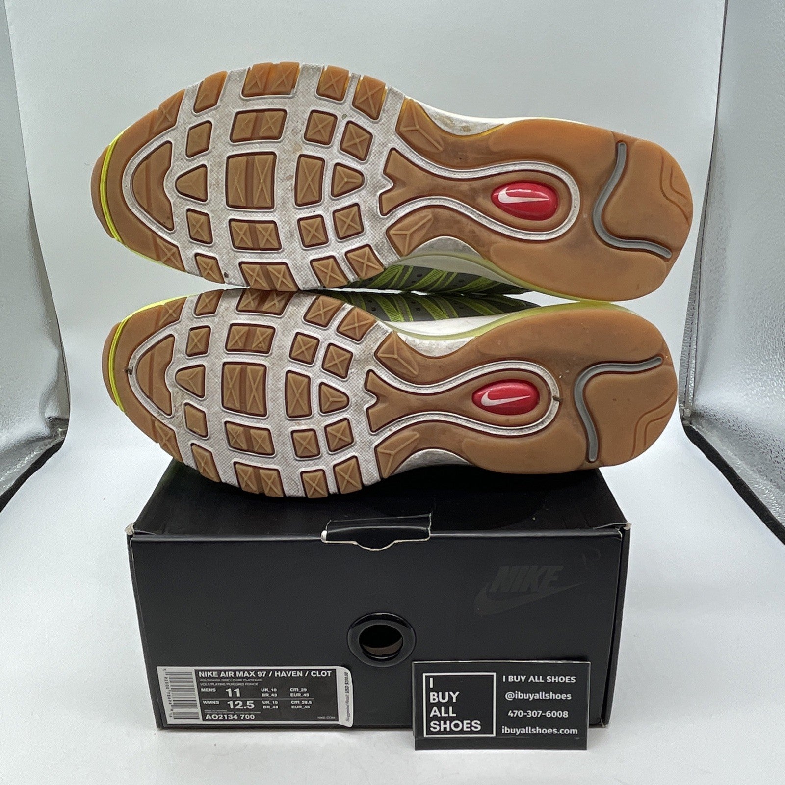 Size 11 - Nike CLOT x Air Max 97 Haven Volt (AO2134-700)