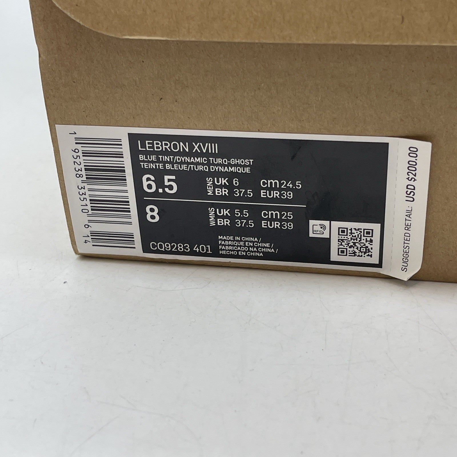 Size 6.5 - Diana Taurasi x Nike LeBron 18 GOAT Vision (CQ9283-401)