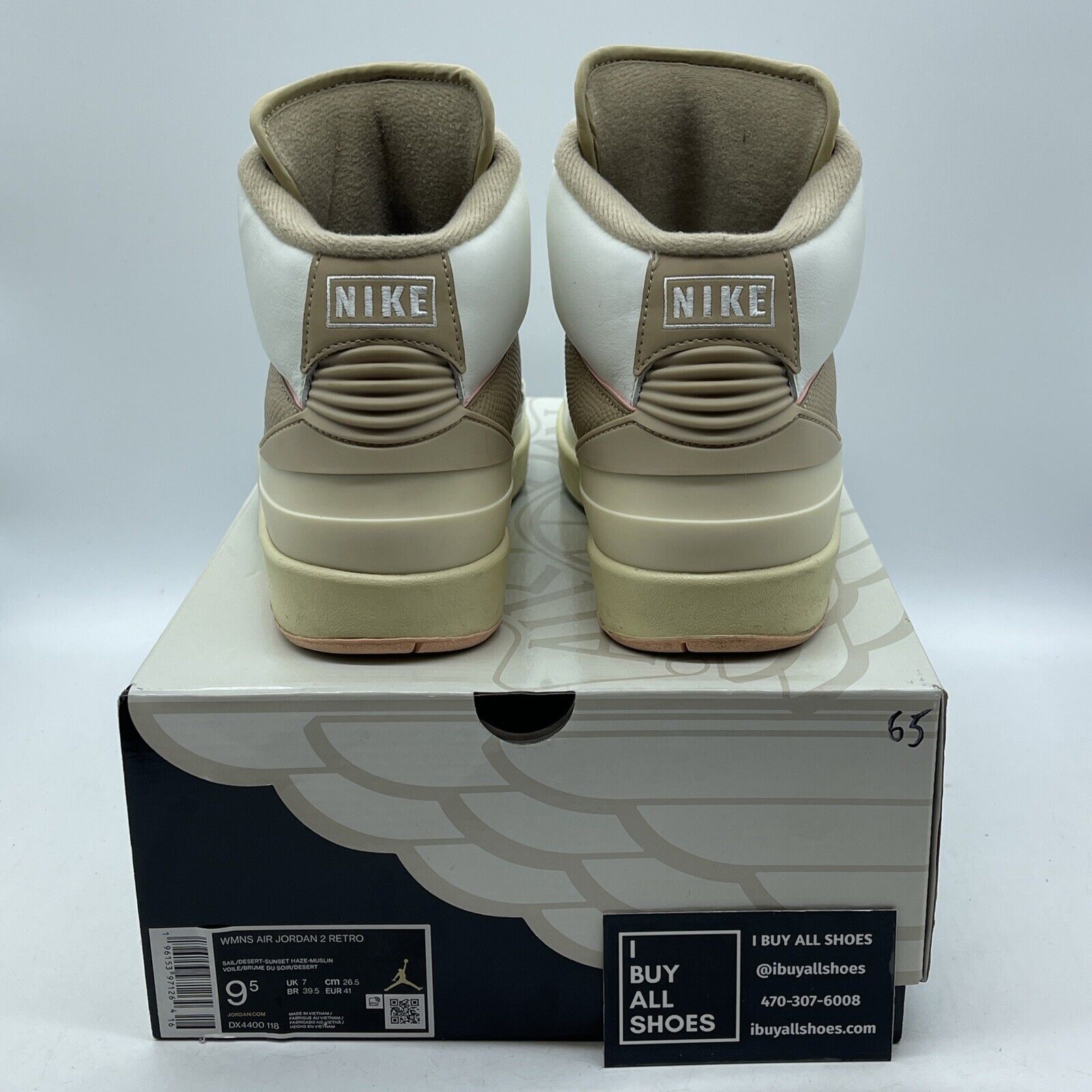 Size 9.5W - Air Jordan 2 Retro Sunset Haze Brown Leather (DX4400-118)