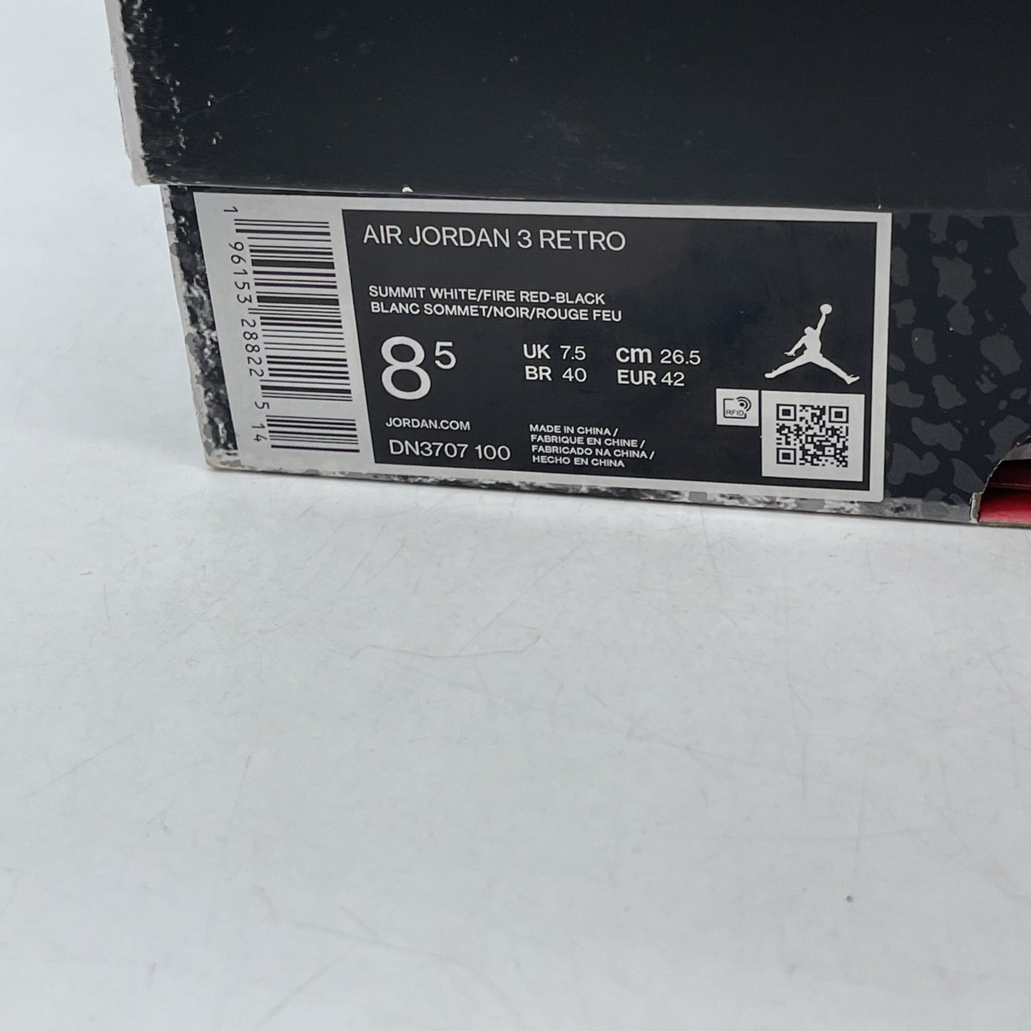 Size 8.5 - Air Jordan 3 Retro Mid White Cement Reimagined (DN2707-100)