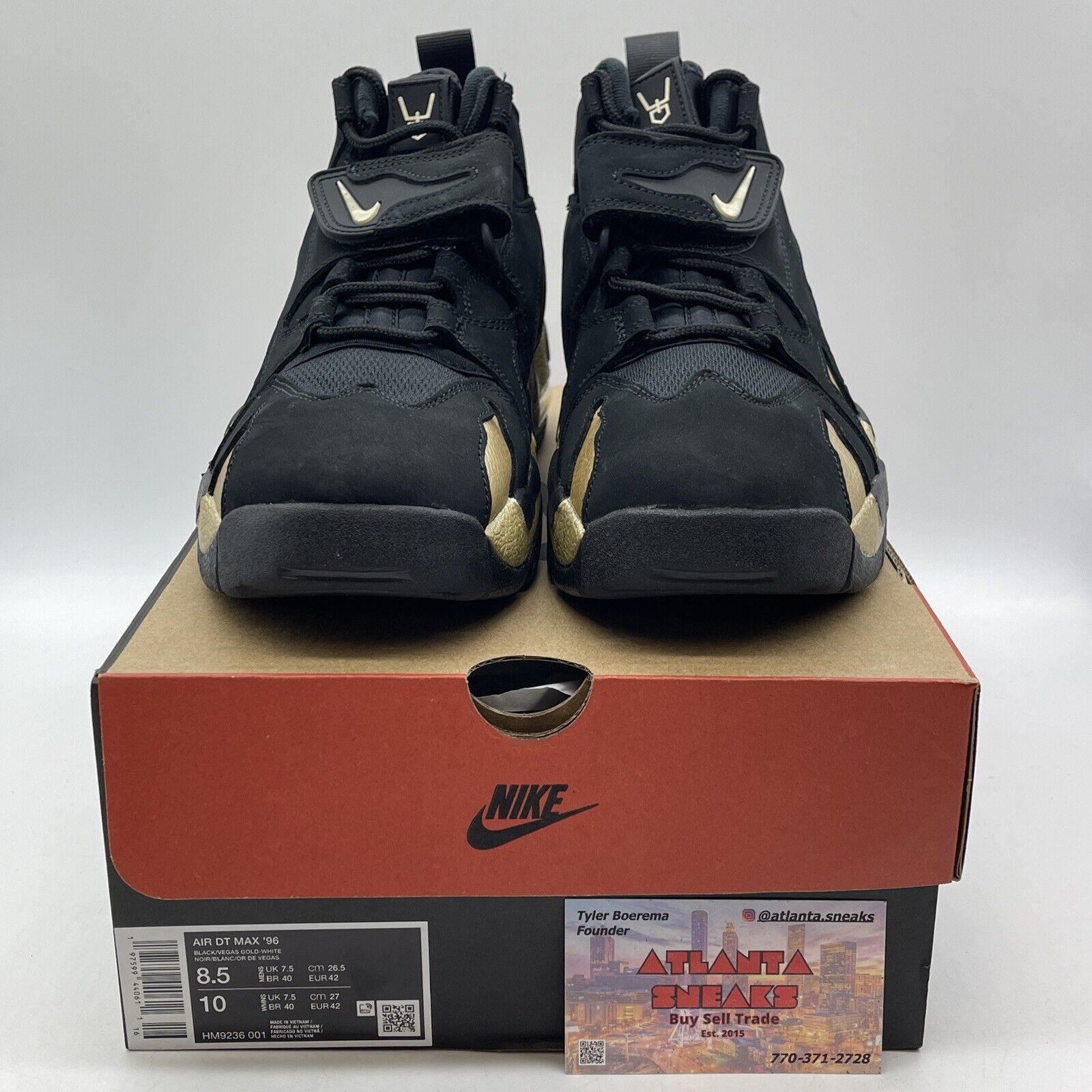 Size 8.5- Air DT Max 96 Colorado Home Black Gold Suede (HM9236-001)