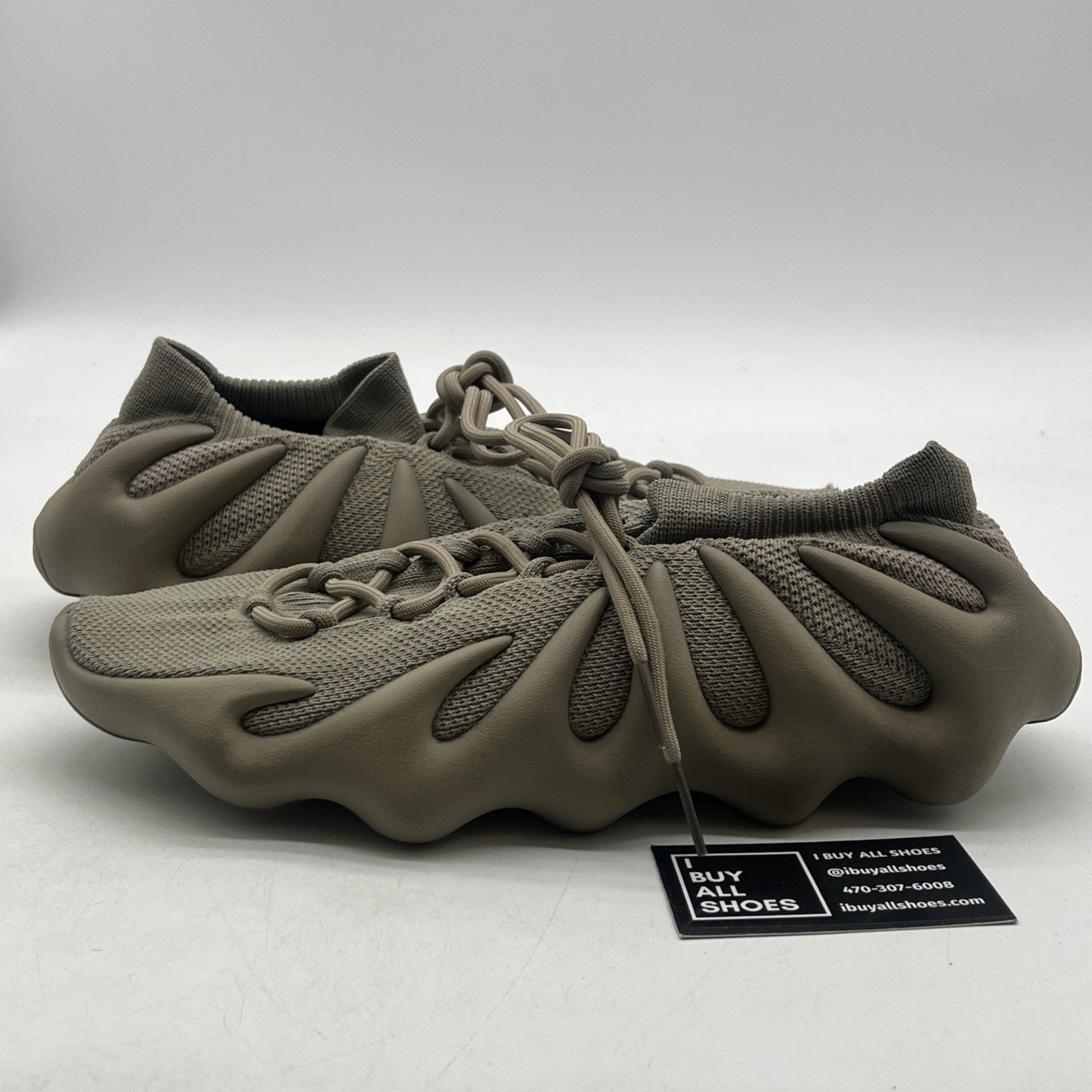Size 12.5 - Adidas Yeezy 450 Stone Flax Brown Suede Rubber (ID1623)