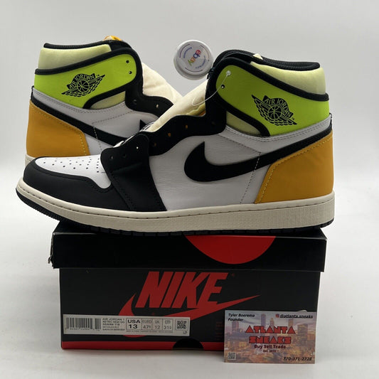Size 13 - Air Jordan 1 Retro High OG Volt (555088-118)