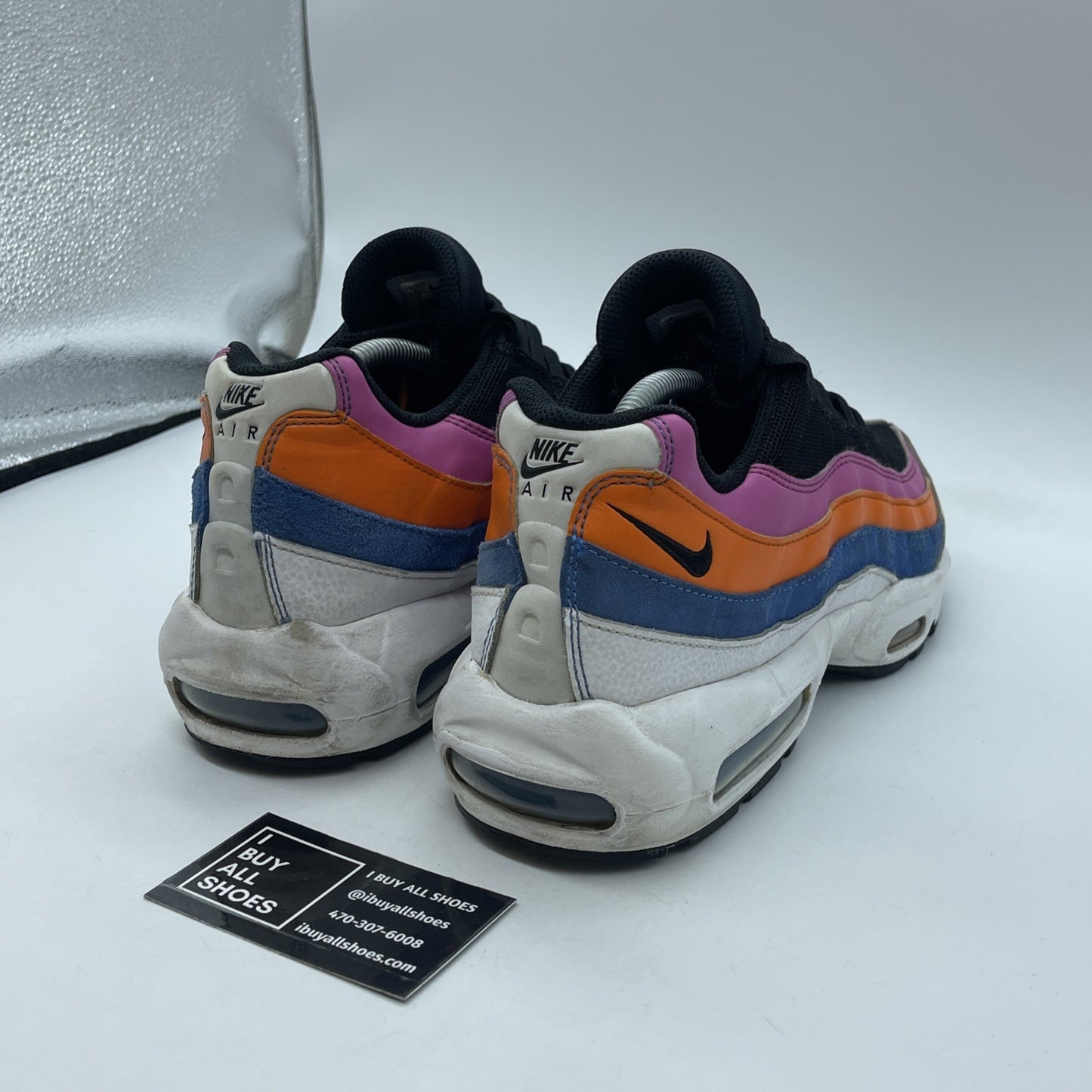 Size 10.5 - Nike Air Max 95 Essential Multi Suede Leather (CW6990-100)