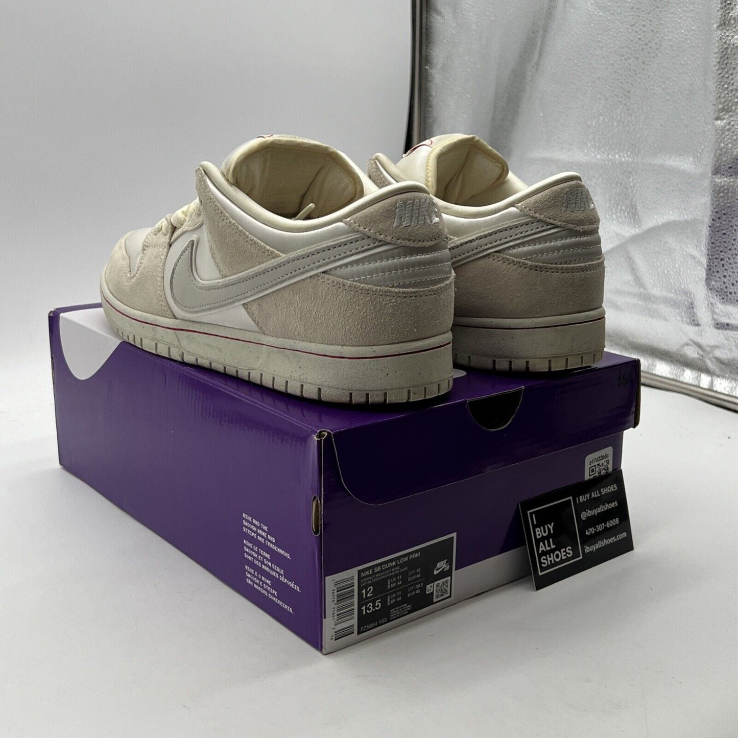 Size 12 - Nike Dunk Premium SB Low City of Love Collection - Light Bone