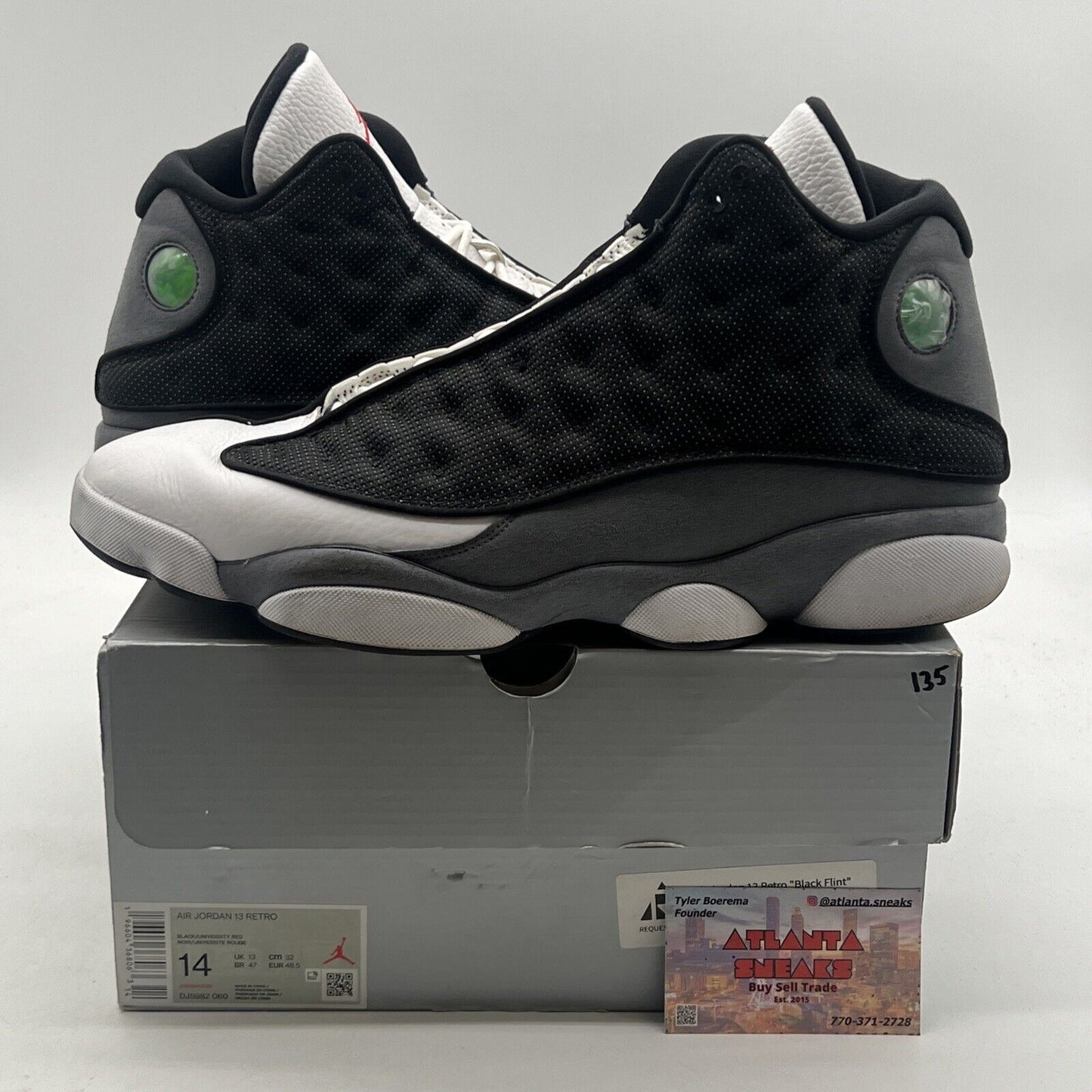 Size 14 - Air Jordan 13 Retro Black Flint (DJ5982-060)