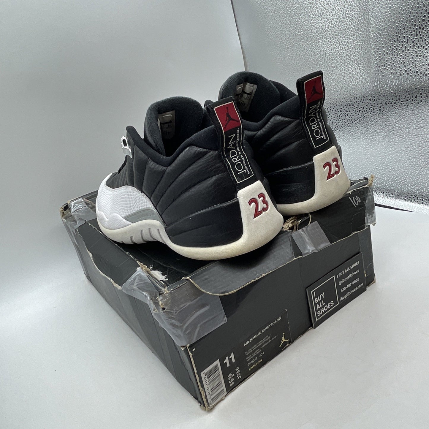 Size 11 - Air Jordan 12 Retro Low Playoffs (308317-004)