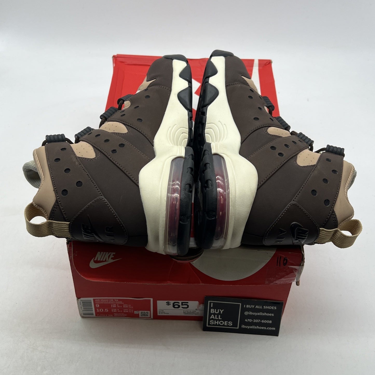 Size 9 - Nike Air Max2 CB '94 Hemp Baroque Brown Sesame (FJ7013-200)