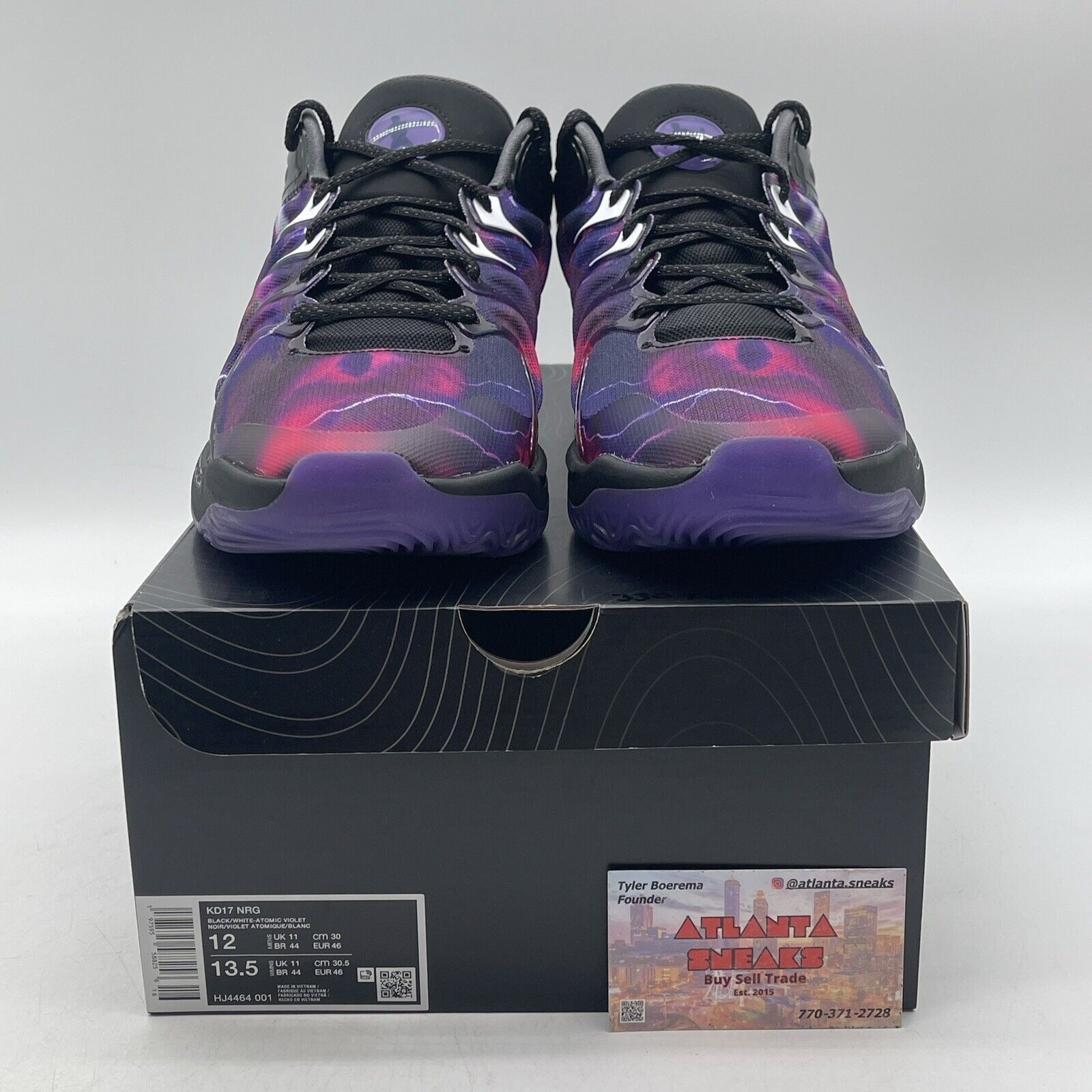 Size 12 - Nike Metro Boomin x KD 17 Producer Pack Purple White (HJ4464-001)