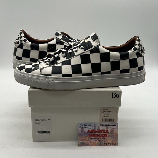 Size 42 - Givenchy Men Shoes Sneakers Black White Leather