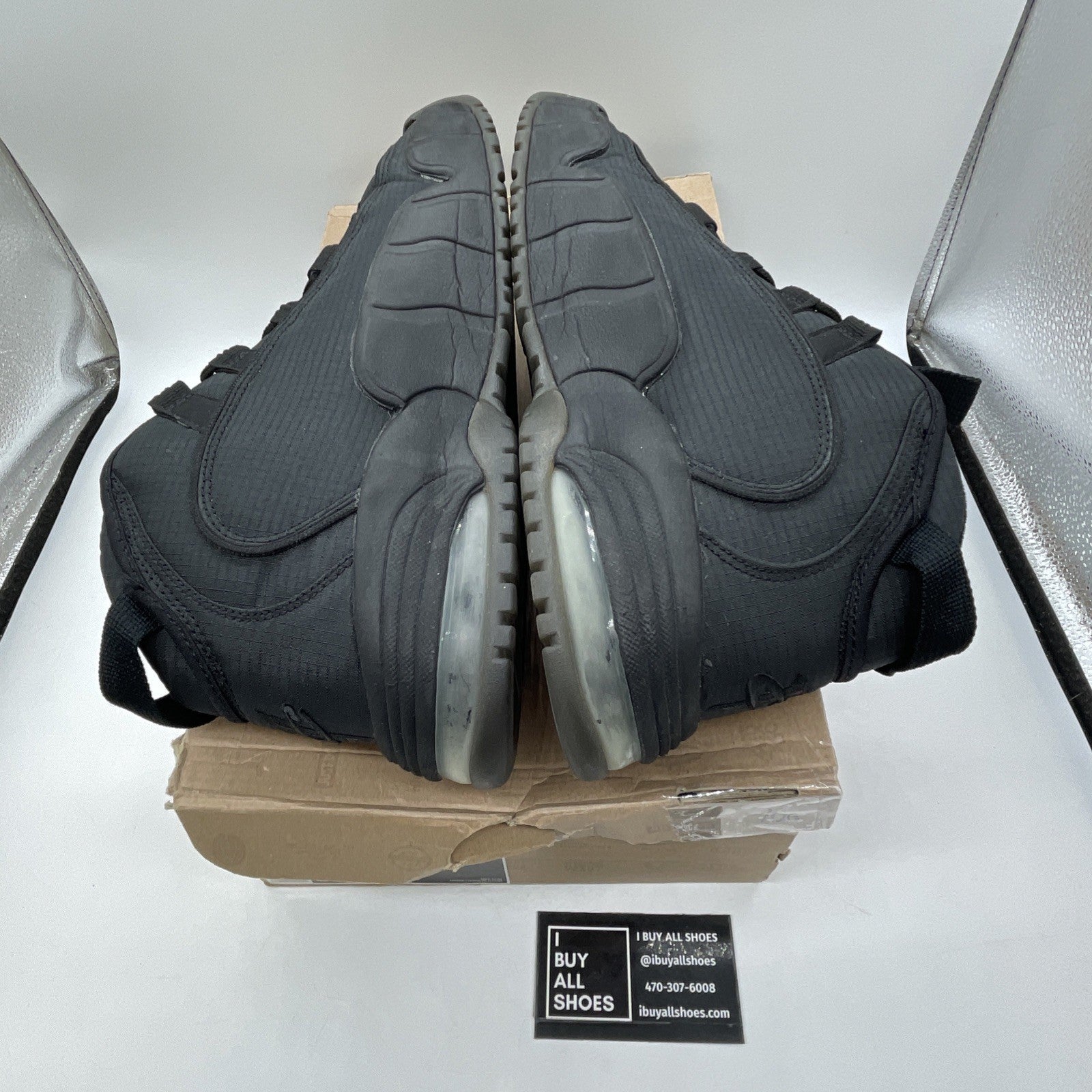 Size 11 - Nike Air Max Penny 05 Hoh Black Suede (438793-020)
