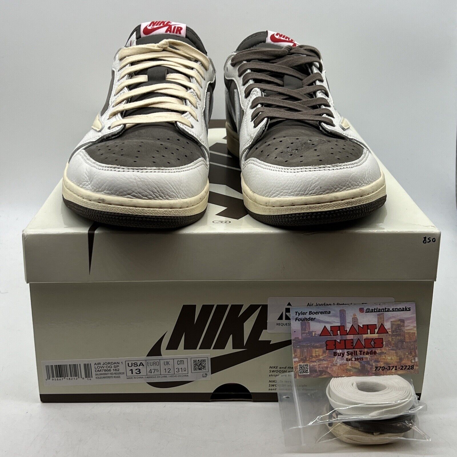 Size 13 - Jordan 1 Low OG x Travis Scott Reverse Mocha White (DM7866-162)