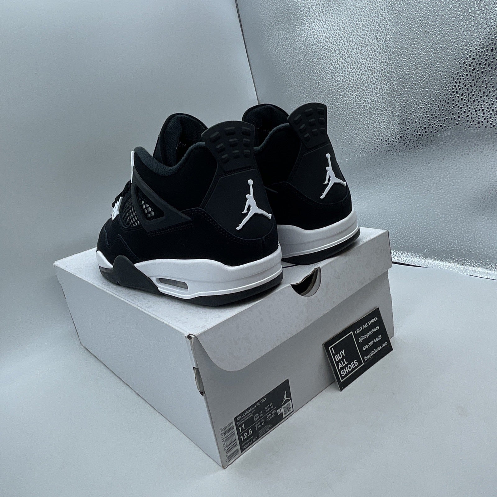 Size 11 - Air Jordan 4 Retro White Thunder (FQ8138-001)