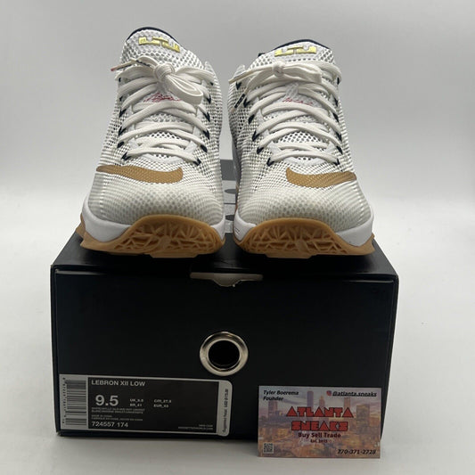 Size 9.5 - Nike LeBron 12 Low USA (724557-174)