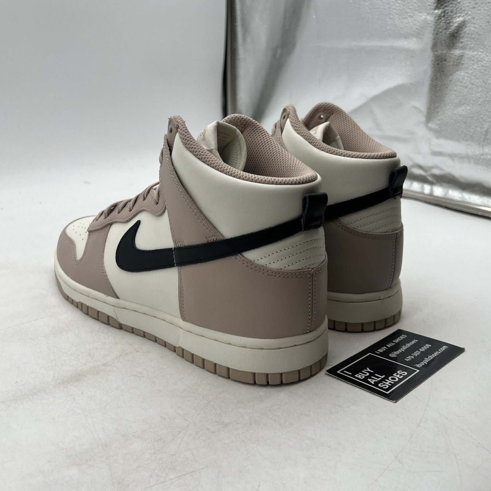 Size 11.5 - Nike Dunk High Fossil Stone W (DD1896-200)