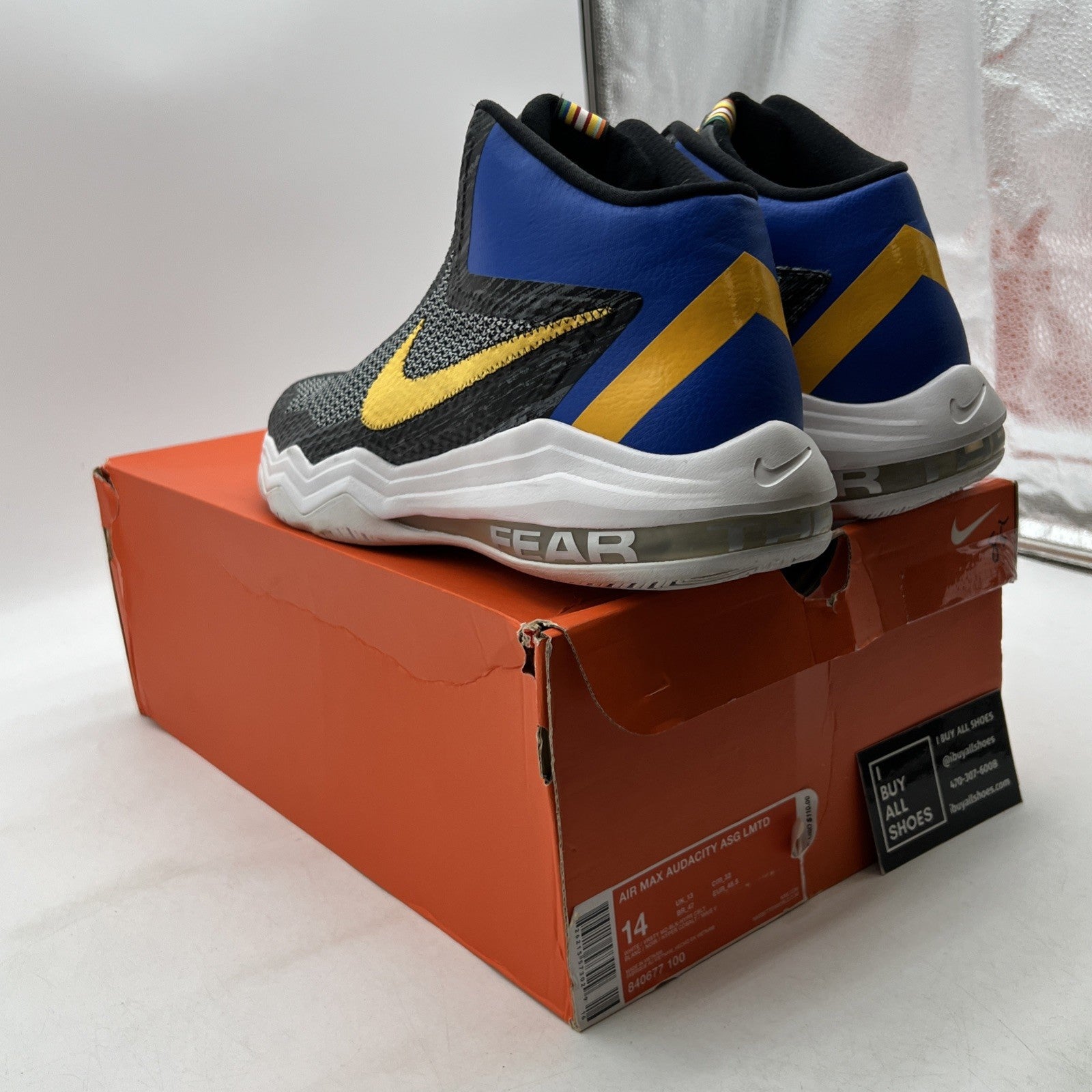 Size 14 - Nike Air Max Audacity Limited All Star - Fear The Brow (840677-100)