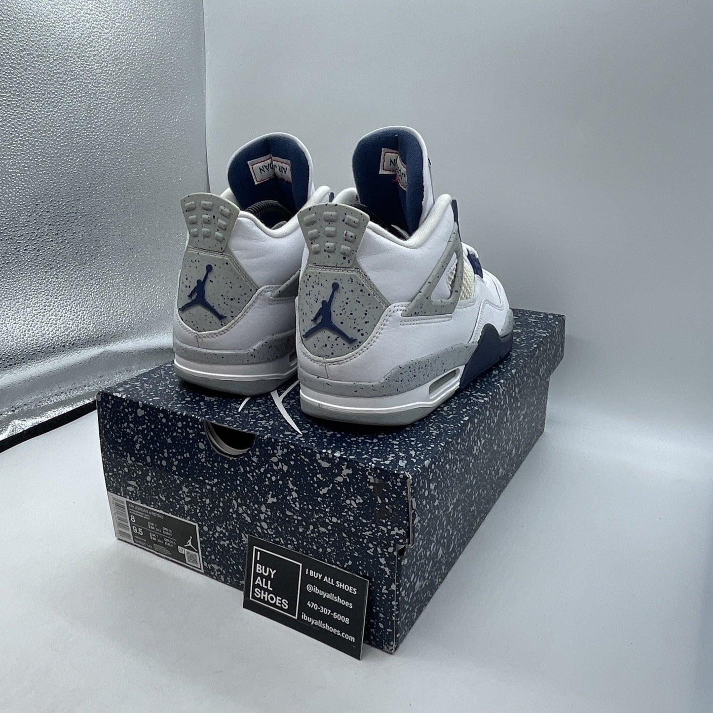 Size 8 - Air Jordan 4 Retro Mid Midnight Navy (DH6927-140)
