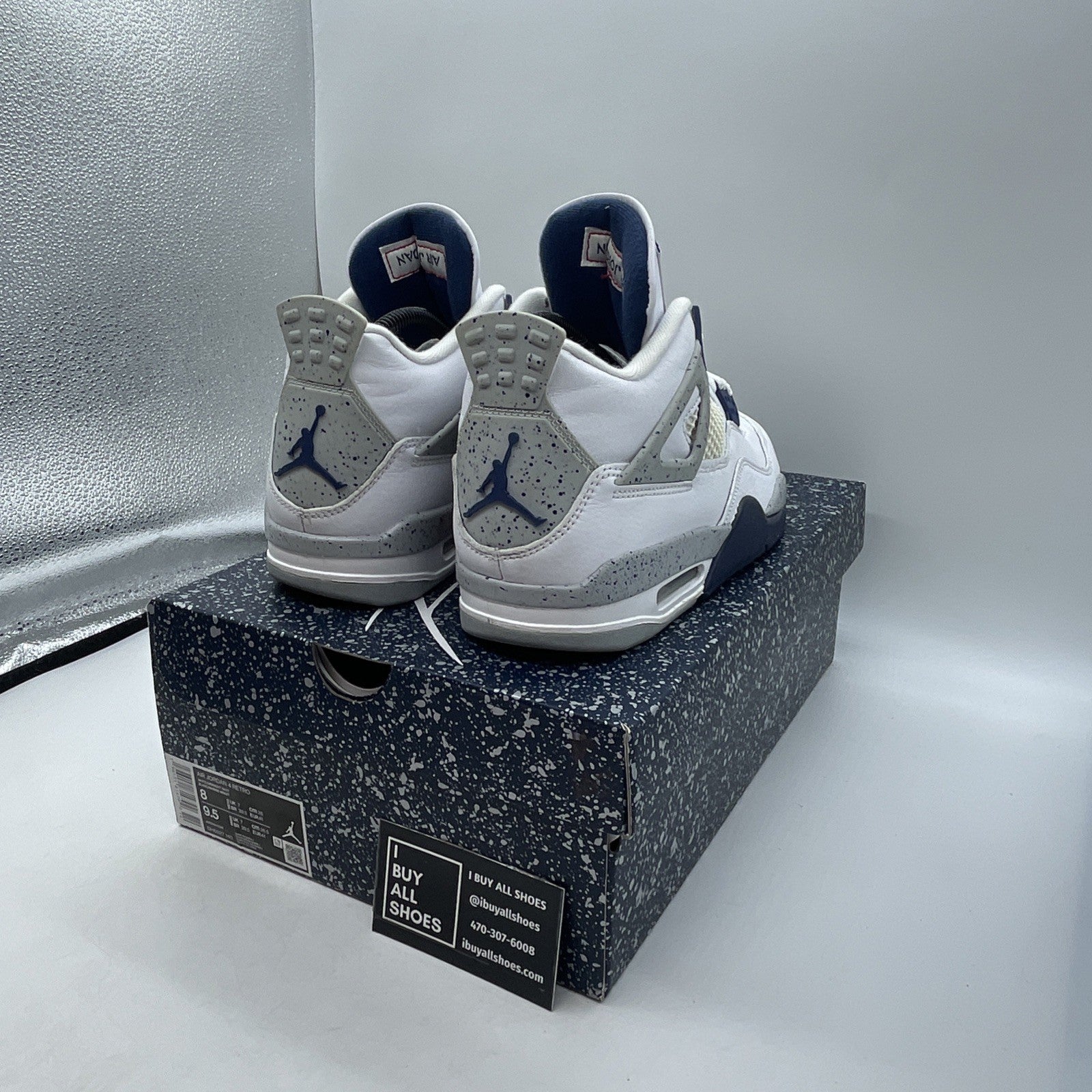 Size 8 - Air Jordan 4 Retro Mid Midnight Navy (DH6927-140)