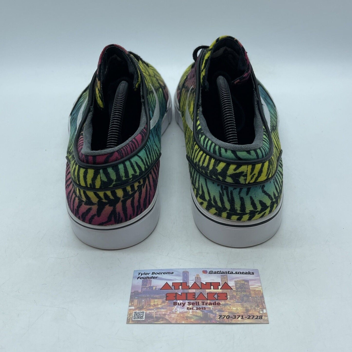 Size 12 - Nike Stefan Janoski Canvas Tiger Pack Blue Purple Suede (615957-713)