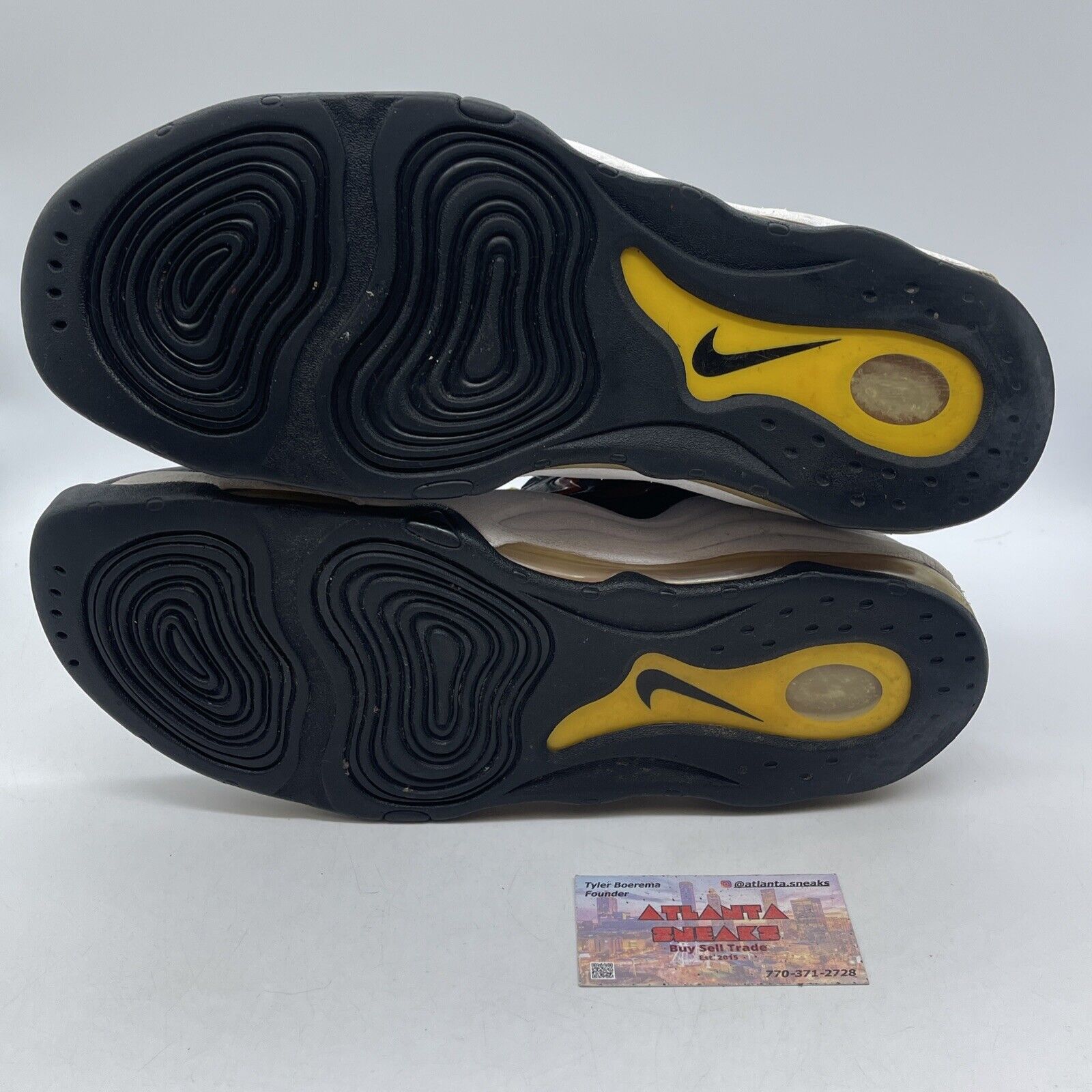 Size 13 - Nike Air Pippen 1 Sunset Black Yellow White Leather (410489-086)