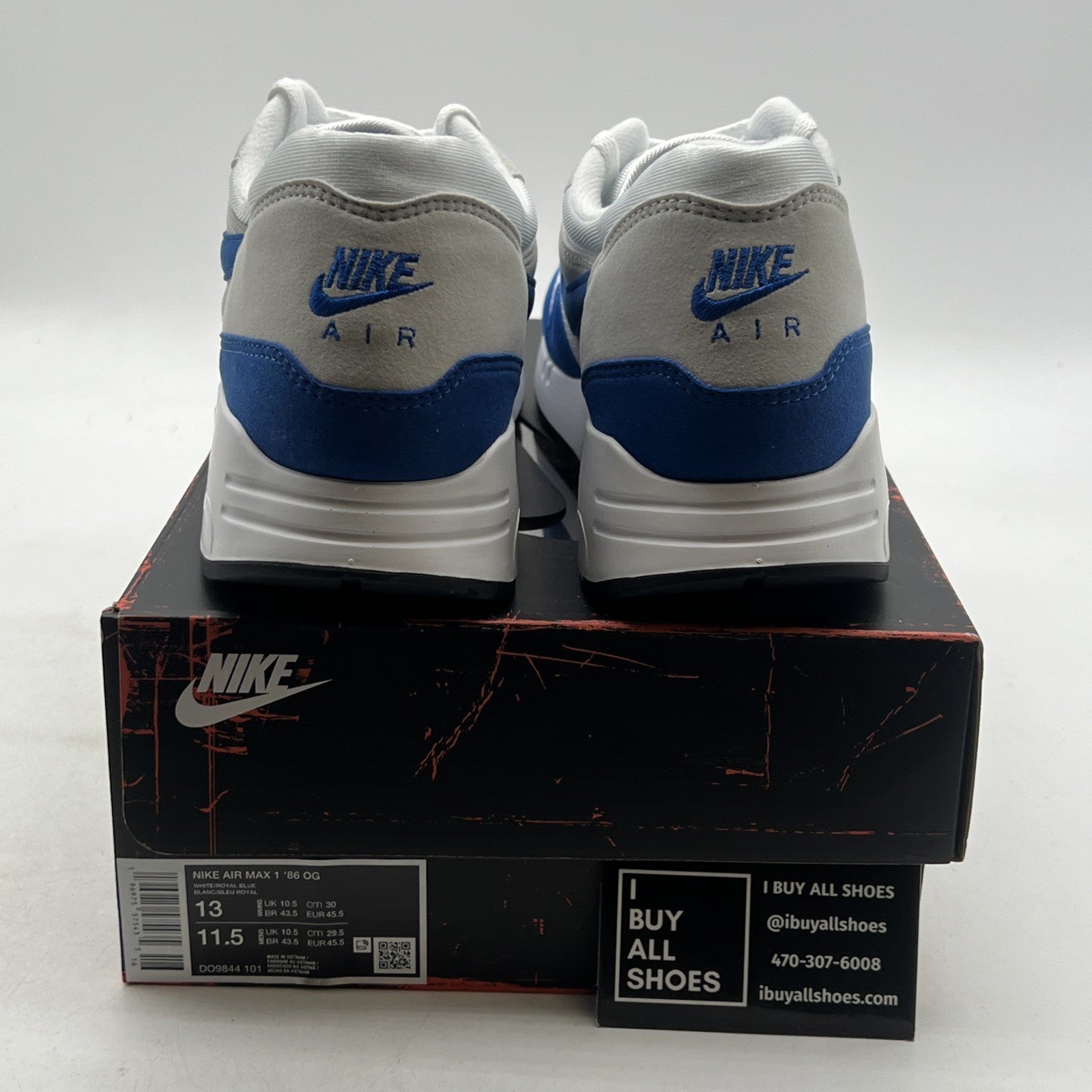 Size 13 - Nike Air Max 1 ‘86 OG Big Bubble Royal Blue  (DO9844-101)