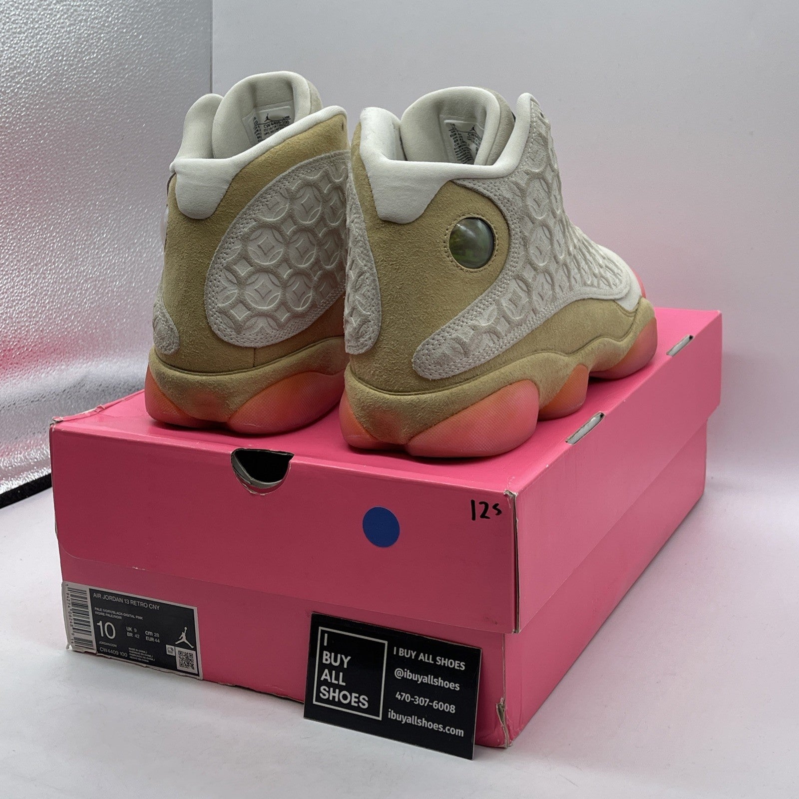 Size 10 - Air Jordan 13 Retro Chinese New Year White Brown Suede (CW4409-100)