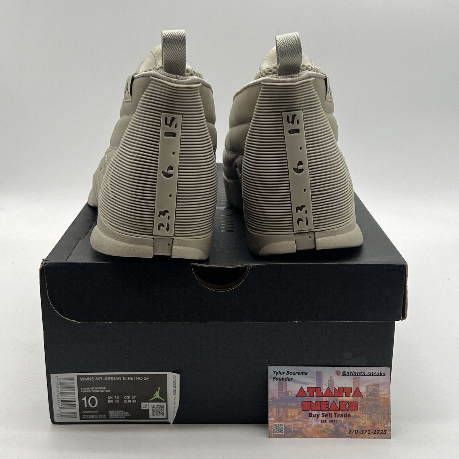 Size 10 - Billie Eilish x Air Jordan 15 Retro Brown W (DN2863-200)