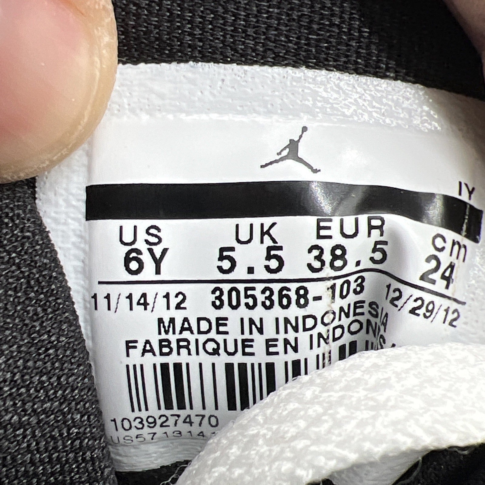 Size 6Y - Air Jordan 8 Retro White 2013 (305368-103)