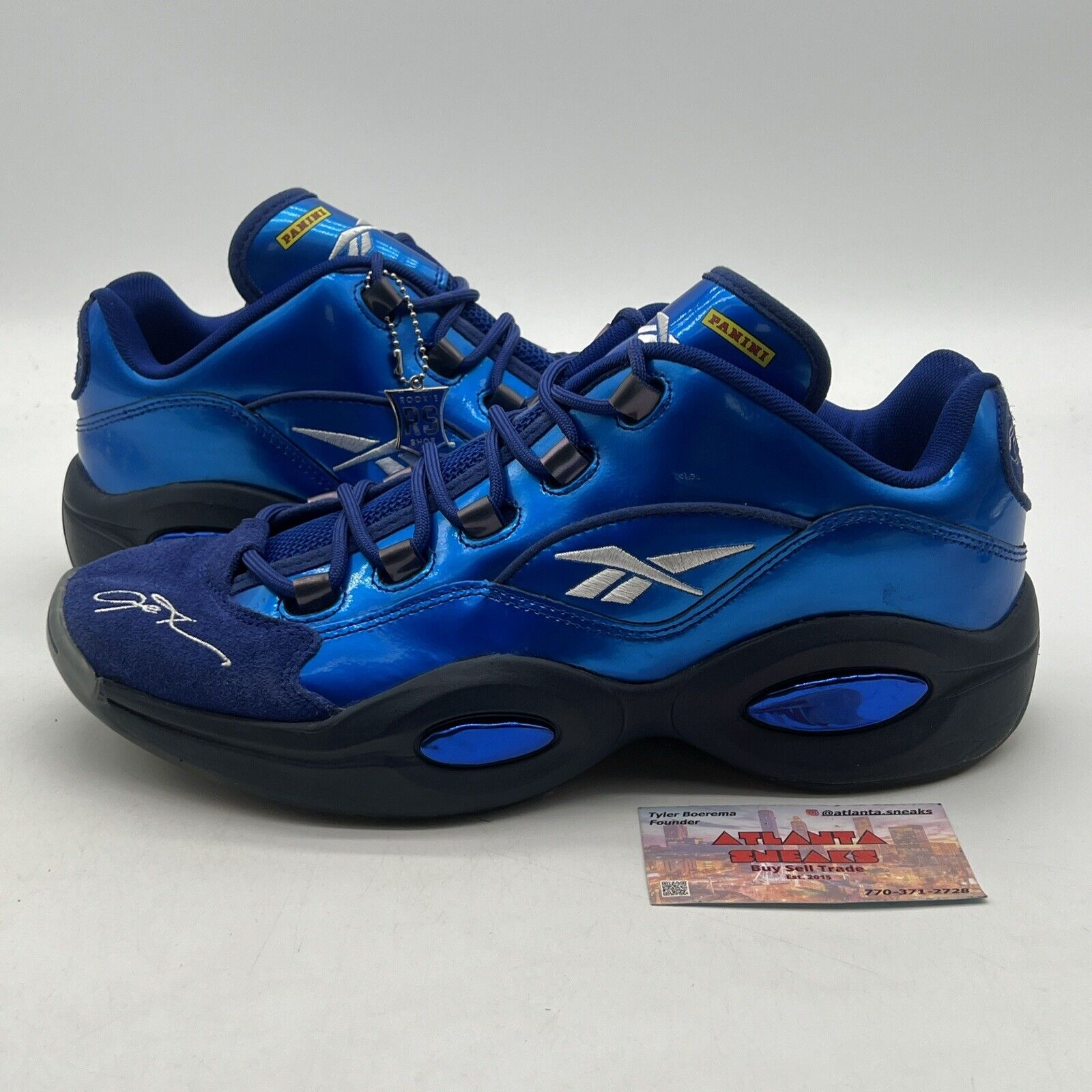 Size 10.5 - Reebok Panini x Question Low Rookie Signature Prizm  (HQ1099)