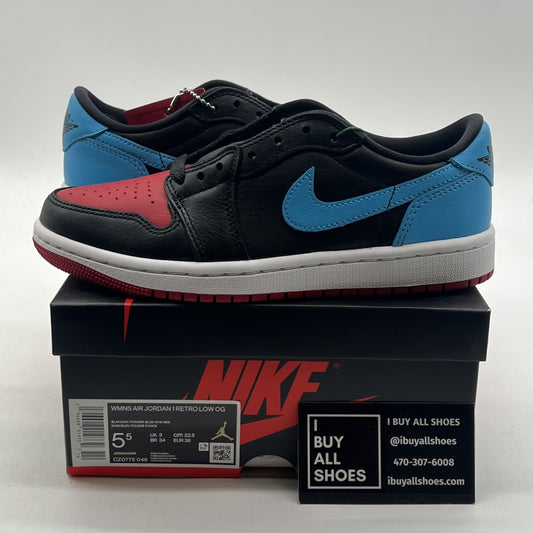 Size 5.5W - Air Jordan 1 Retro Low OG UNC To Chicago Red (CZ0775-046)